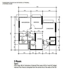 Blk 421C Northshore Straitsview (Punggol), HDB 3 Rooms #589539991